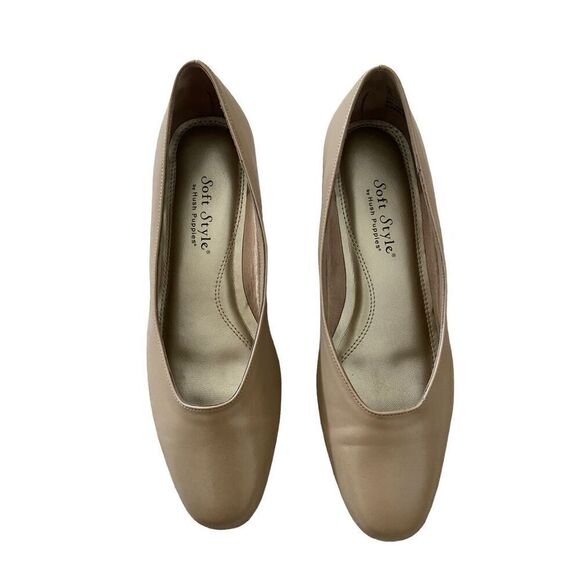 Soft Style by Hush Puppies Rosette Heels Formal Chunky Career Professional Block - Picture 2 of 9